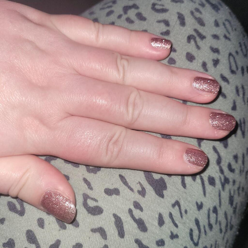 Holy Grail Nail Non-UV Nail Wraps Copper Glitter - Holy Classics (Non-UV Nail Wraps)