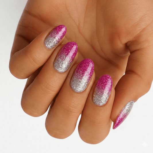 Holy Grail Nail Non-UV Nail Wraps Coquette (Glitter) - Wide Fit Wrap (22 Piece)
