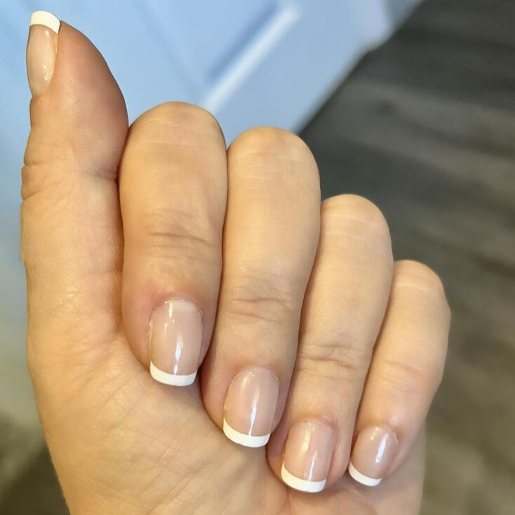 Holy Grail Nail Non-UV Nail Wraps French Manicure (Part Transparent) - Holy Classics (Non-UV Nail Wraps)