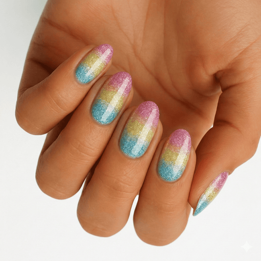 Holy Grail Nail Non-UV Nail Wraps Glitter Ombre - Holy Classics (Non-UV Nail Wraps)