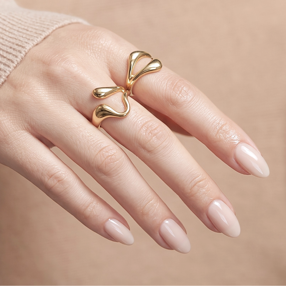 Spill The Tea - Soft Gel Press Ons (Extra Short Natural)