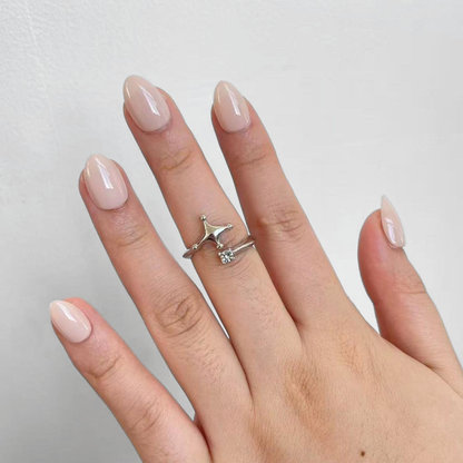 Spill The Tea - Soft Gel Press Ons (Extra Short Natural)