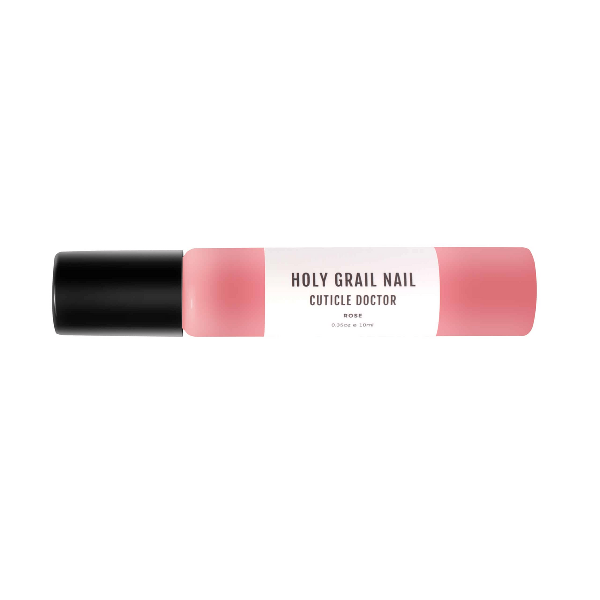 Rose cuticle oil pen with pink formula and black cap