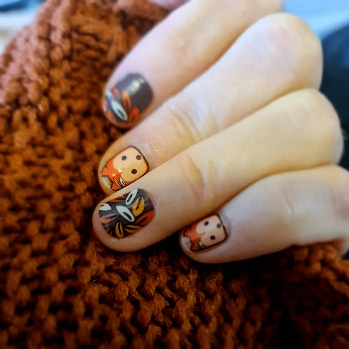 Holy Grail Nail Non-UV Nail Wraps Autumn Fox - Holy Classics (Non-UV Nail Wraps)