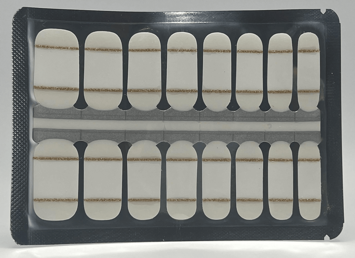 Holy Grail Nail Non-UV Nail Wraps Band of Gold (Part Transparent)- Holy Classics (Non-UV Nail Wraps)