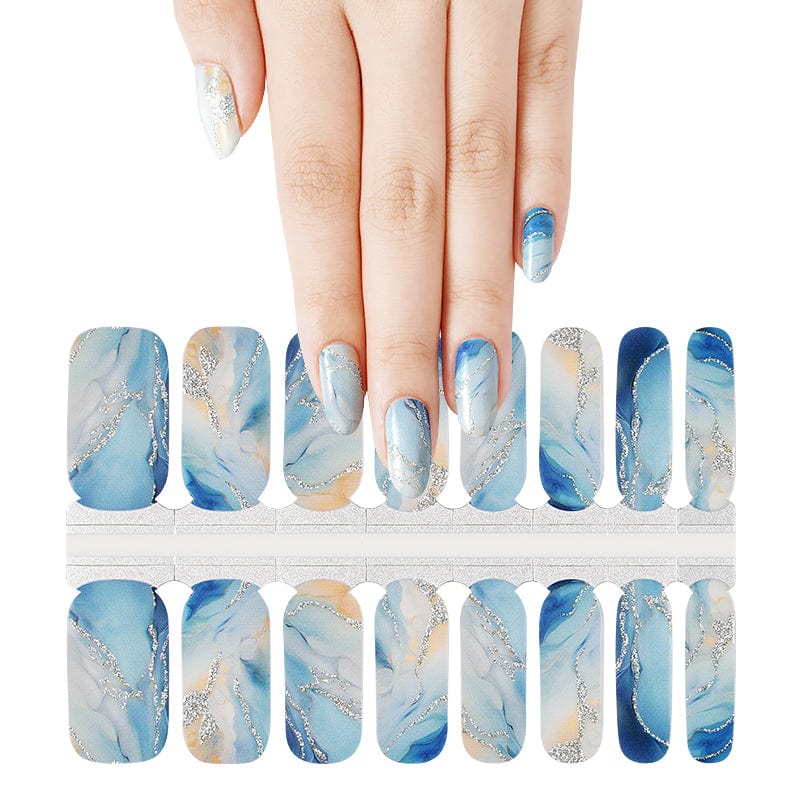 Holy Grail Nail Non-UV Nail Wraps Blue Granite - Holy Classics (Non-UV Nail Wraps)