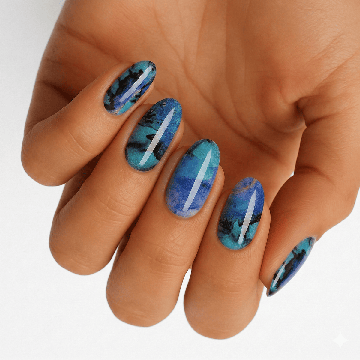 Holy Grail Nail Non-UV Nail Wraps Blue Monday - Holy Classics (Non-UV Nail Wraps)
