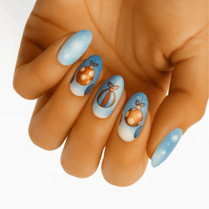 Holy Grail Nail Non-UV Nail Wraps Christmas Baubles - Holy Classics (Non-UV Nail Wraps)