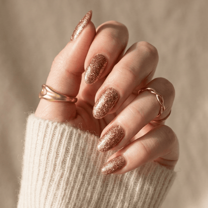 Holy Grail Nail Non-UV Nail Wraps Copper Glitter - Holy Classics (Non-UV Nail Wraps)