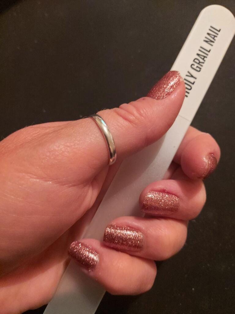 Holy Grail Nail Non-UV Nail Wraps Copper Glitter - Holy Classics (Non-UV Nail Wraps)