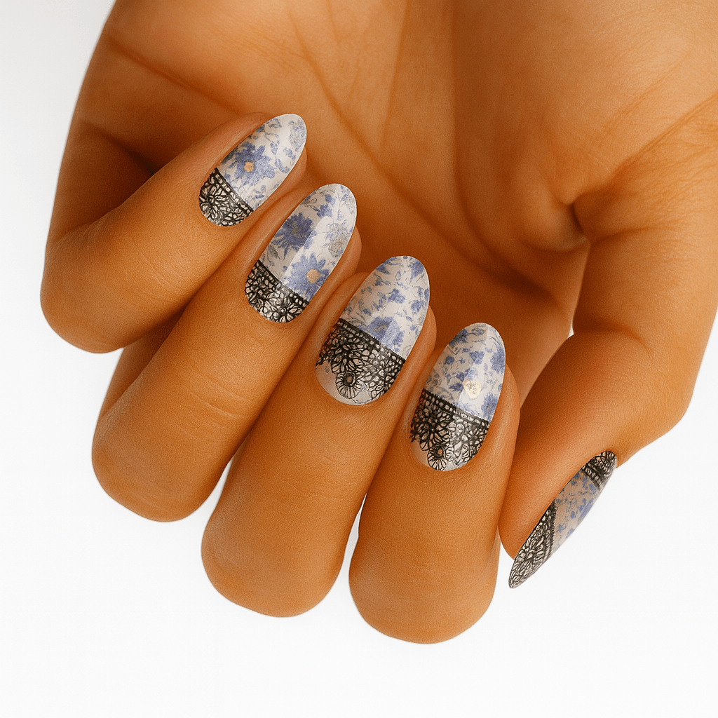 Holy Grail Nail Non-UV Nail Wraps Crochet (Partially Transparent) - Holy Classics (Non-UV Nail Wraps)