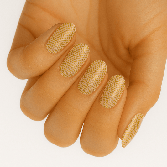 Holy Grail Nail Non-UV Nail Wraps Fan (Part Transparent) - Holy Classics (Non-UV Nail Wraps)