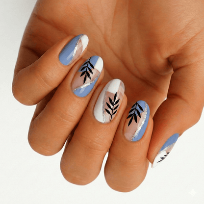Holy Grail Nail Non-UV Nail Wraps Fern Magic (Transparent) - Holy Classics (Non-UV Nail Wraps)