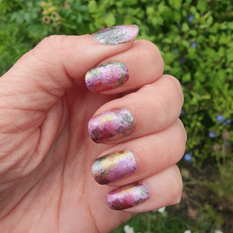 Holy Grail Nail Non-UV Nail Wraps Floral Impressionist - Holy Classics (Non-UV Nail Wraps)