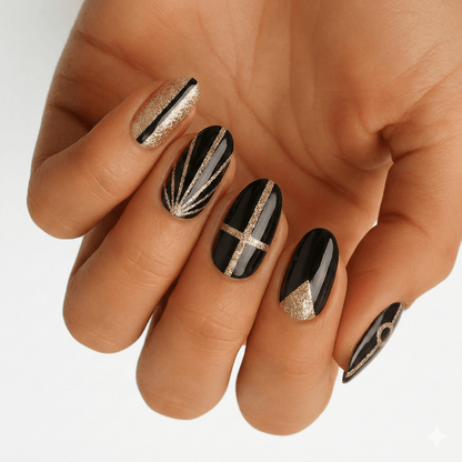 Holy Grail Nail Non-UV Nail Wraps Gatsby (Glitter) - Holy Classics (Non-UV Nail Wraps)
