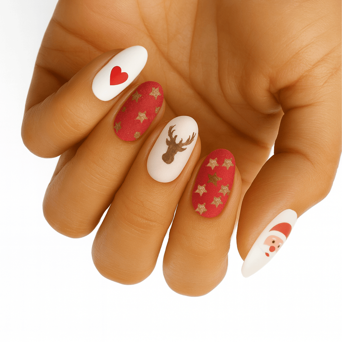 Holy Grail Nail Non-UV Nail Wraps Gold Reindeer - Holy Classics (Non-UV Nail Wraps)