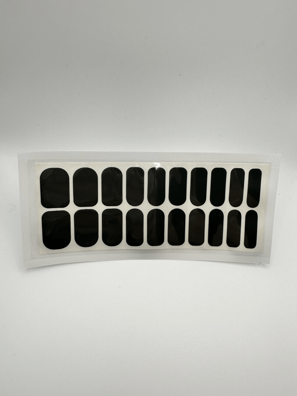 Dark grey nail wraps sheet twenty pieces wide fit minimalist solid colour
