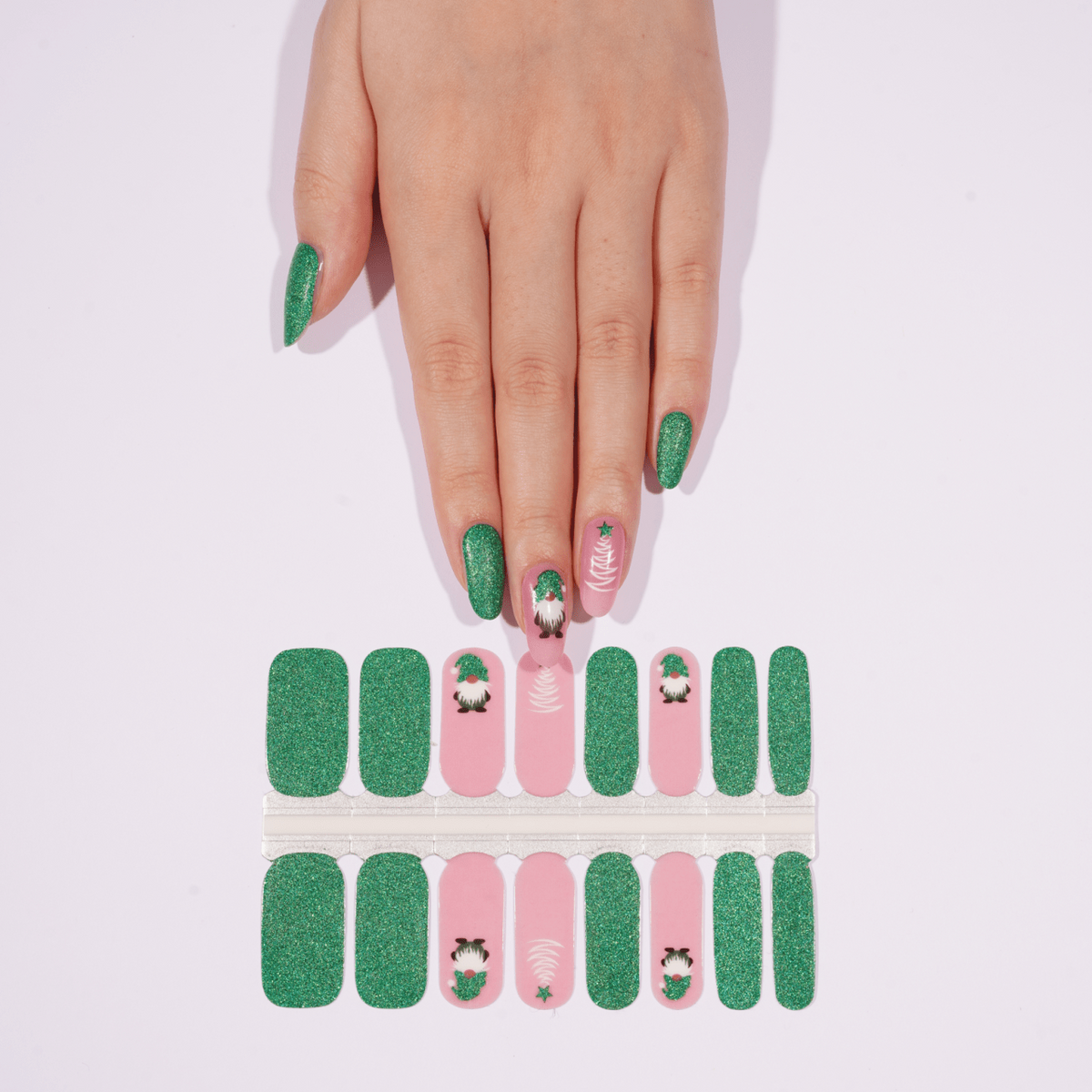 Holy Grail Nail Non-UV Nail Wraps Green Gonk