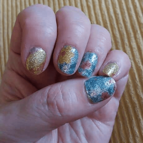 Holy Grail Nail Non-UV Nail Wraps Lust for Life (Glitter) - Holy Classics (Non-UV Nail Wraps)