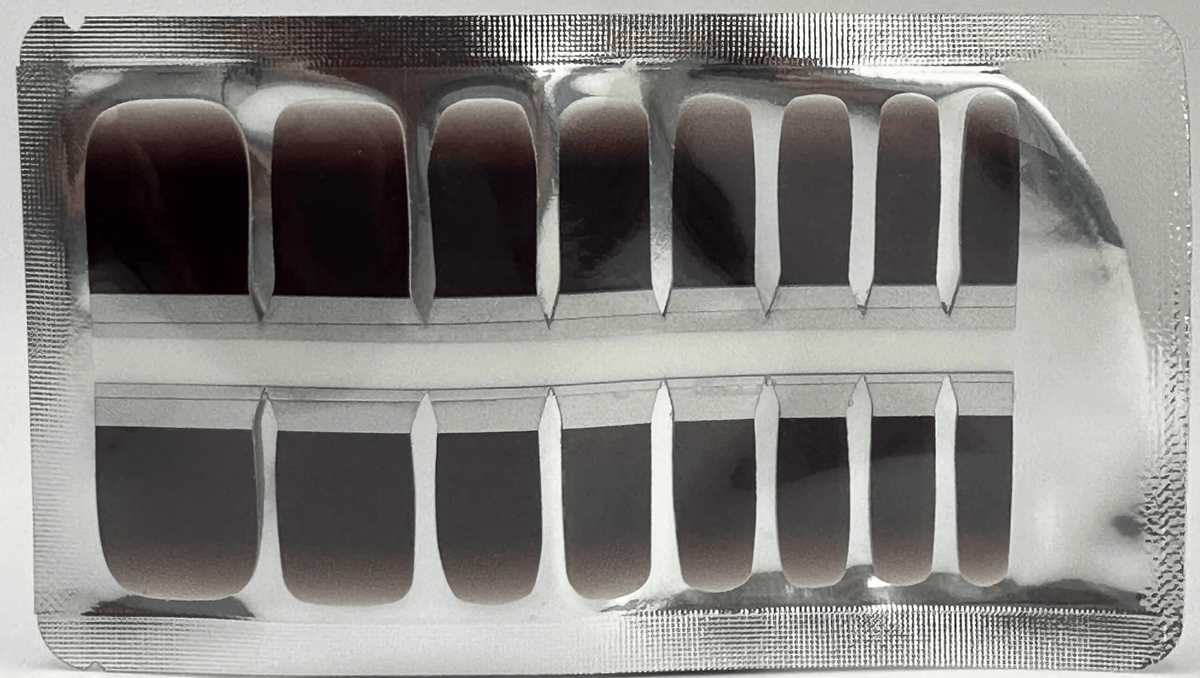 Brown mocha ombre pedicure nail wraps in gradient finish for toe nail art