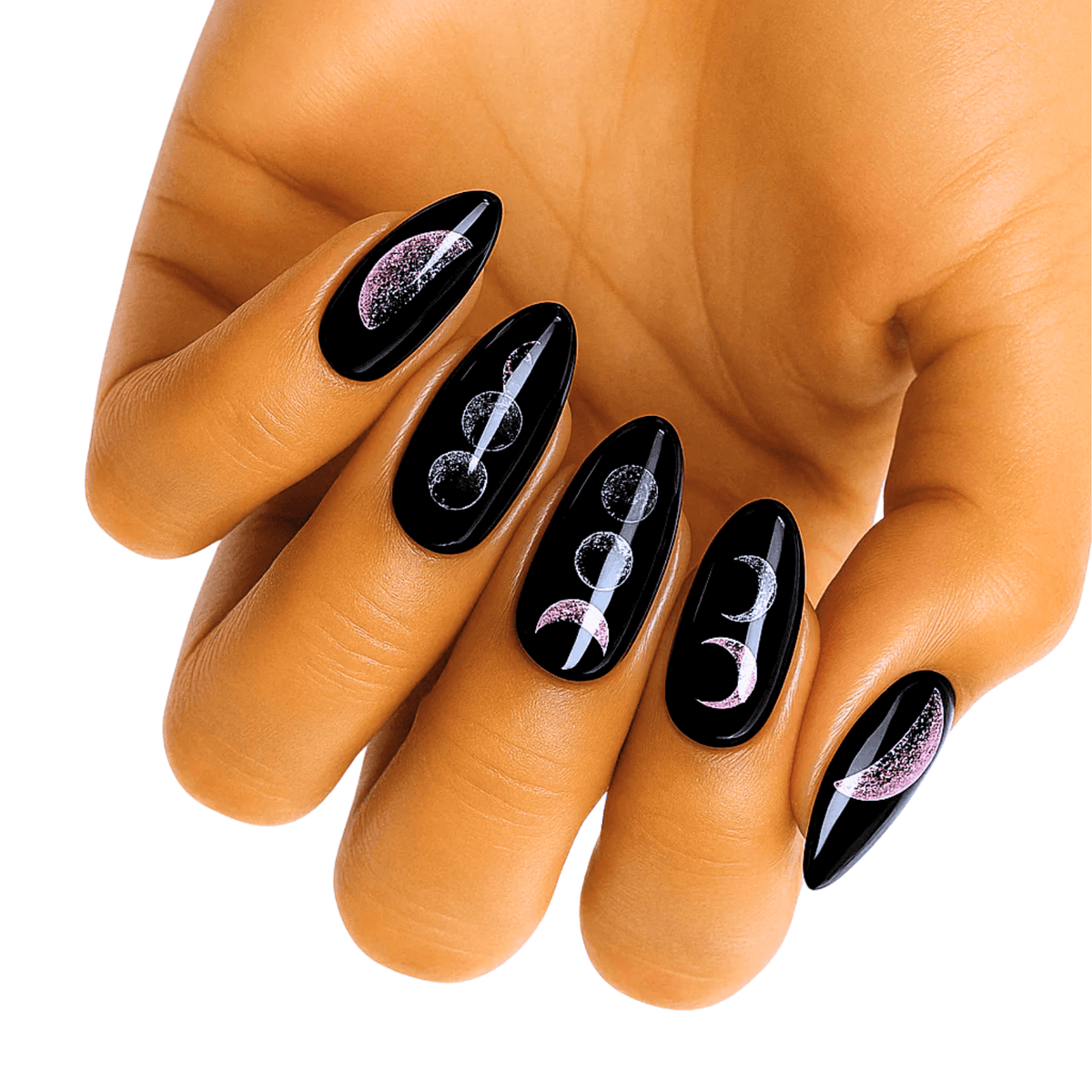 Holy Grail Nail Non-UV Nail Wraps Moonphase (Glitter) - Holy Classics (Non-UV Nail Wraps)