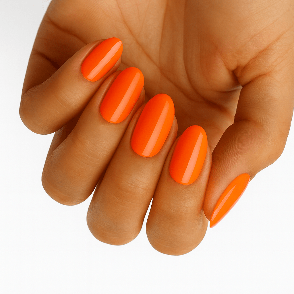 Holy Grail Nail Non-UV Nail Wraps Neon Orange - Holy Classics (Non-UV Nail Wraps)