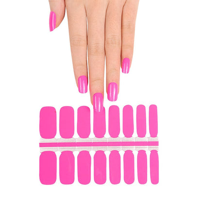 Holy Grail Nail Non-UV Nail Wraps Neon Pink - Holy Classics (Non-UV Nail Wraps)