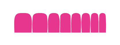 Holy Grail Nail Non-UV Nail Wraps Neon Pink - Holy Classics (Non-UV Pedi Wraps)