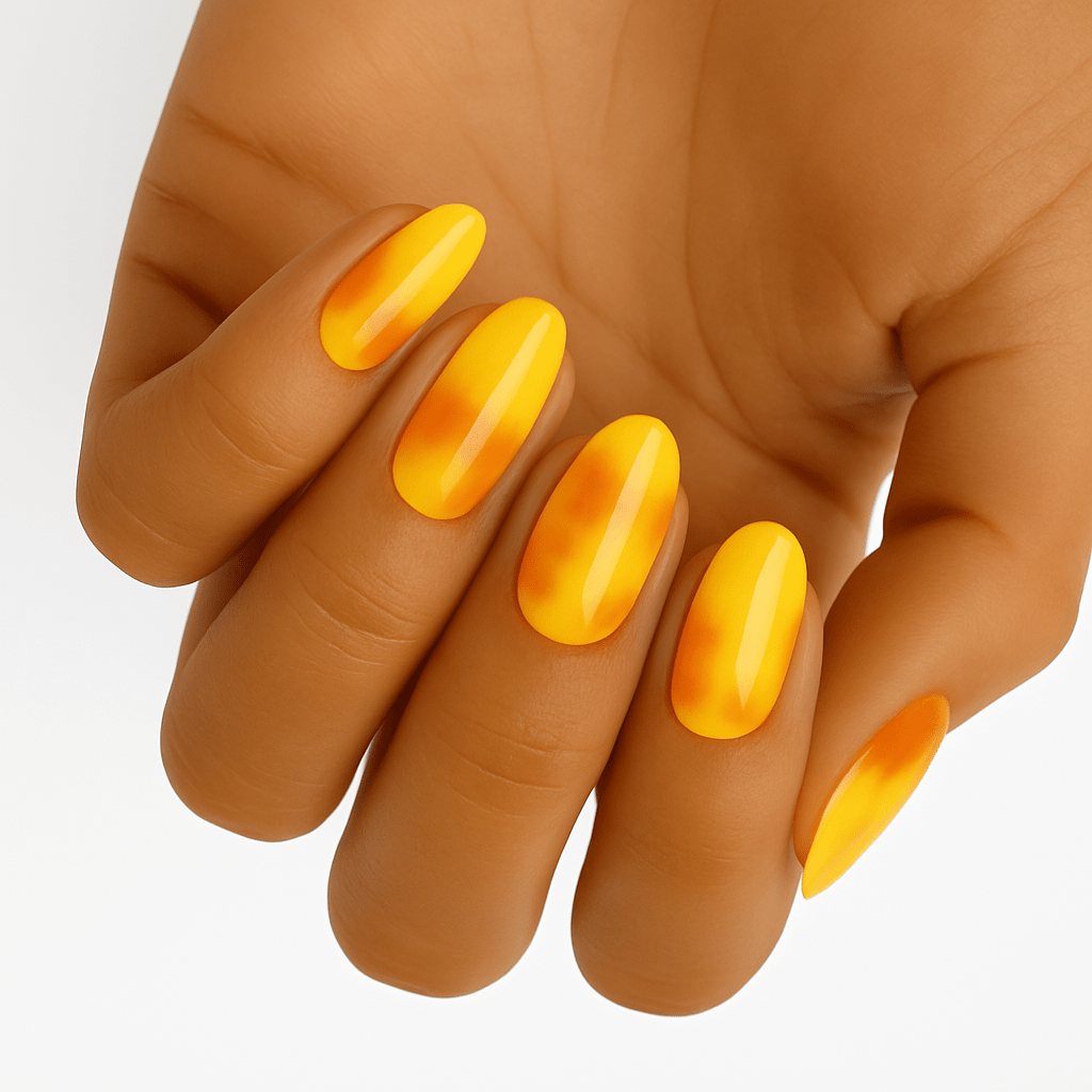Holy Grail Nail Non-UV Nail Wraps Orange/Yellow Mystique - Colour Changing Holy Classics (Non-UV Nail Wraps)