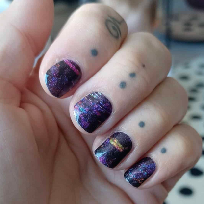 Holy Grail Nail Non-UV Nail Wraps Party at Mine at Midnight (Glitter) - Holy Classics (Non-UV Nail Wraps)