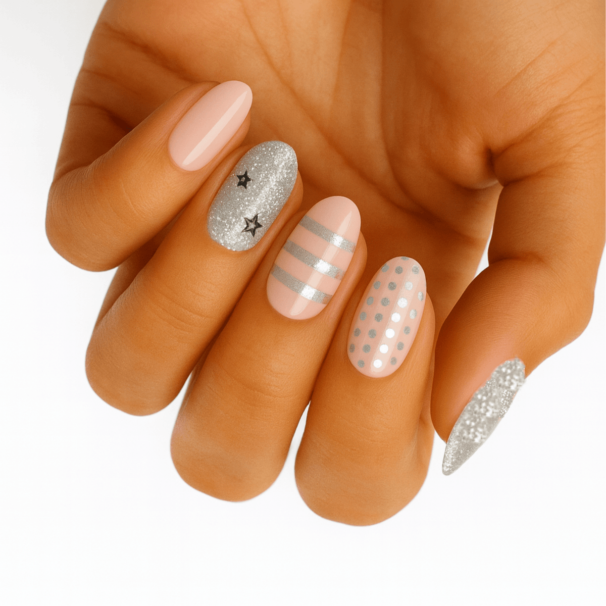 Holy Grail Nail Non-UV Nail Wraps Pink Champagne - Holy Classics (Non-UV Nail Wraps)