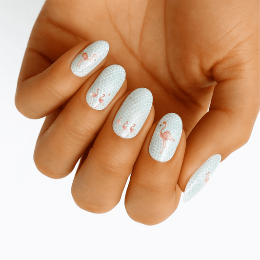 Holy Grail Nail Non-UV Nail Wraps Pink Flamingo - Holy Classics (Non-UV Nail Wraps)