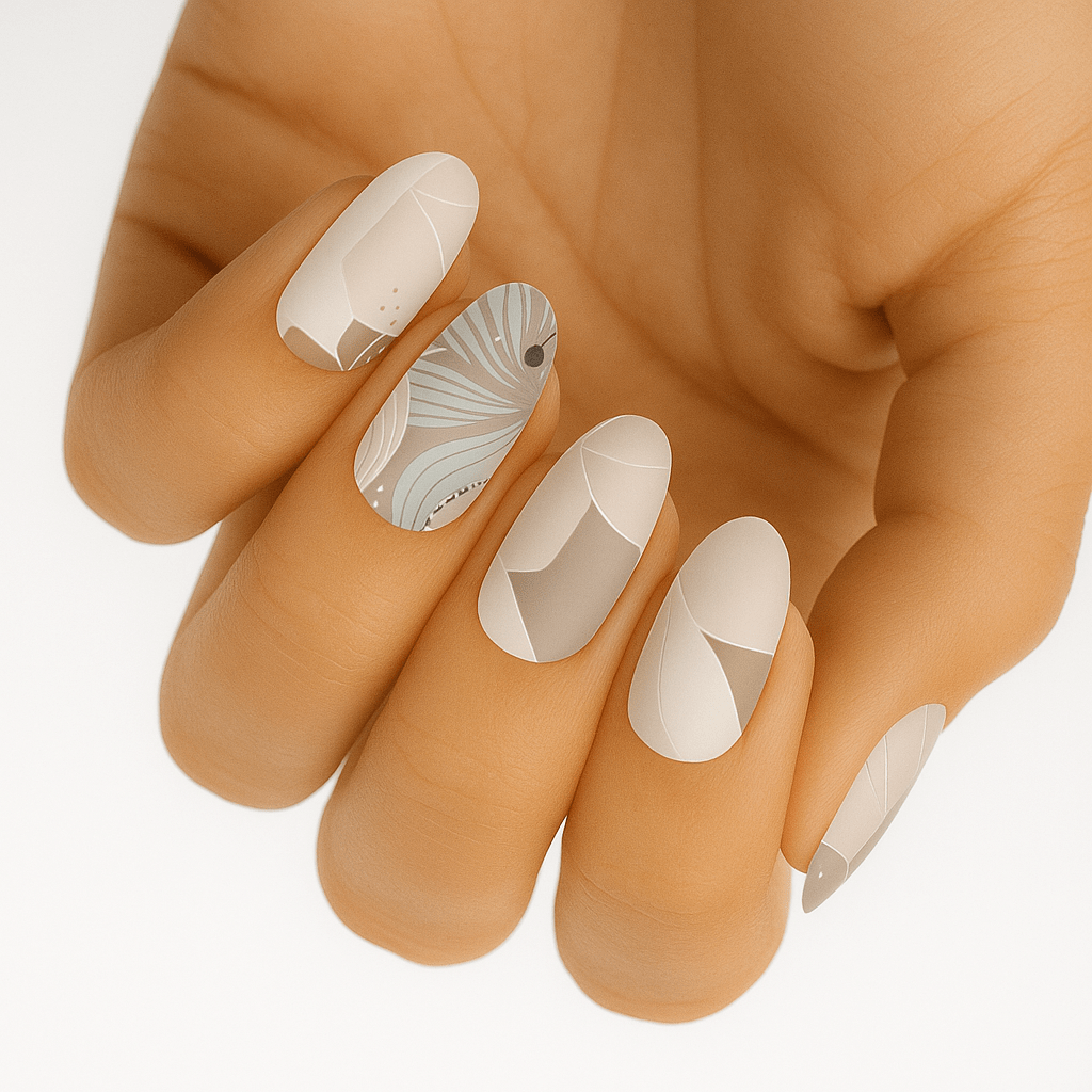 Holy Grail Nail Non-UV Nail Wraps Pretty Leaves (Shimmer) - Nail Wraps