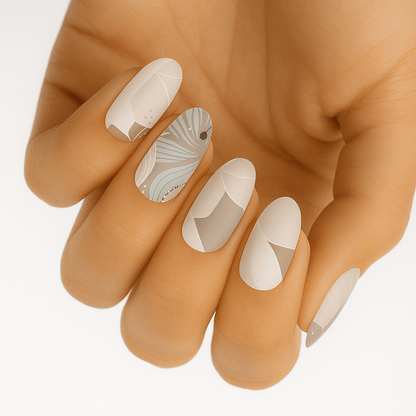 Holy Grail Nail Non-UV Nail Wraps Pretty Leaves (Shimmer) - Nail Wraps