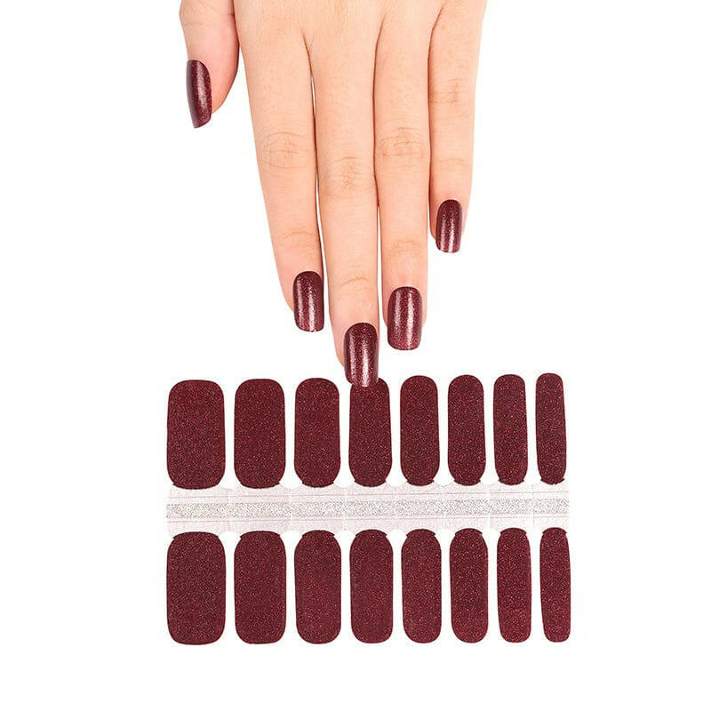 Holy Grail Nail Non-UV Nail Wraps Red Glitter - Holy Classics (Non-UV Nail Wraps)