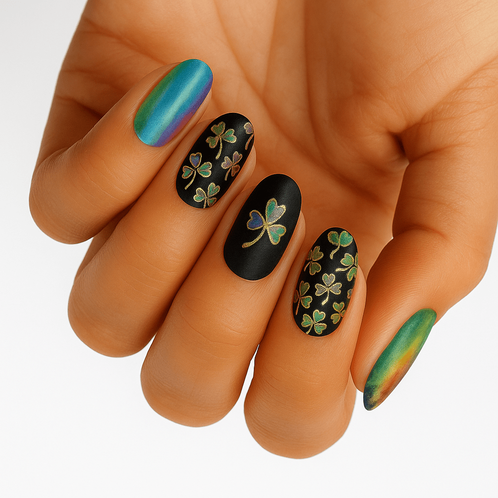 Holy Grail Nail Non-UV Nail Wraps Shamrock Shimmer - Holy Classics (Non-UV Nail Wraps)