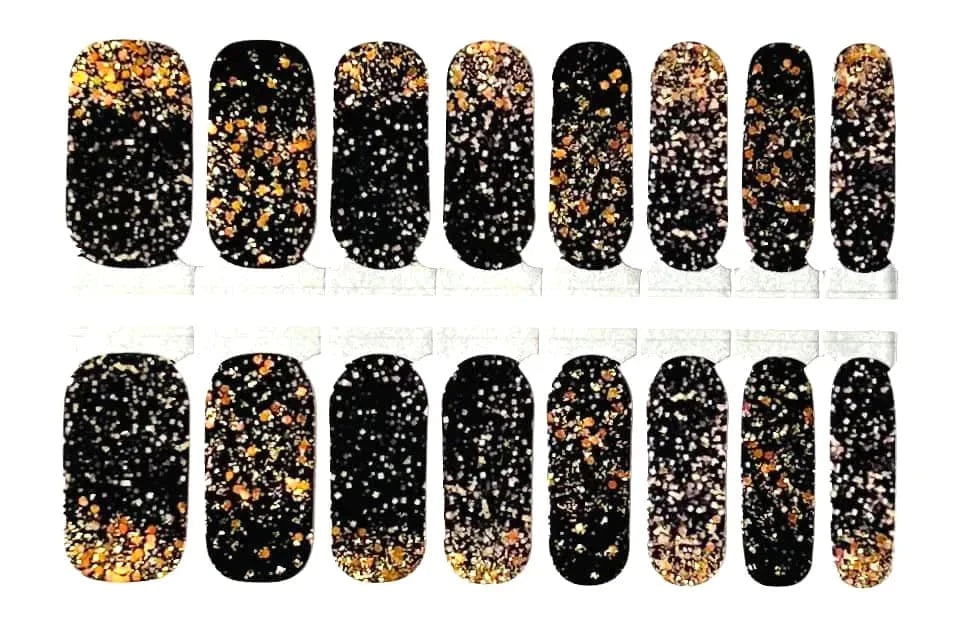 Holy Grail Nail Non-UV Nail Wraps Sparkle in Black - Holy Classics (Non-UV Nail Wraps)