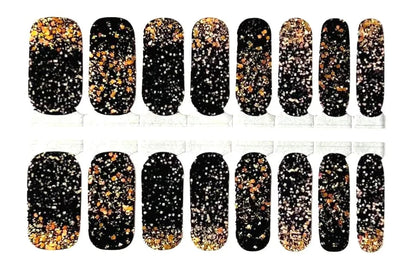 Holy Grail Nail Non-UV Nail Wraps Sparkle in Black - Holy Classics (Non-UV Nail Wraps)