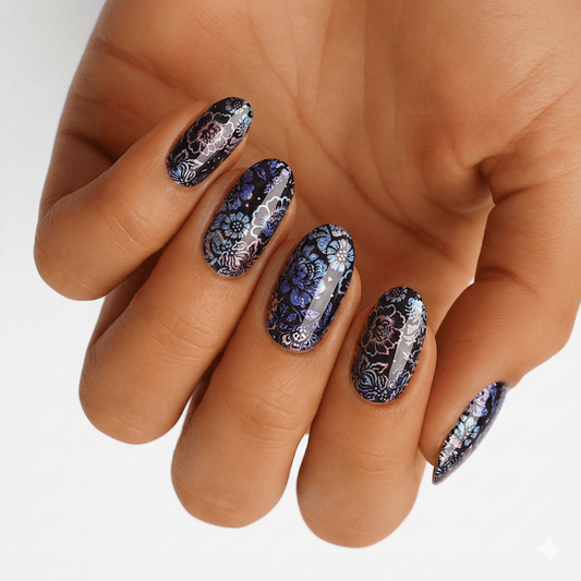 Holy Grail Nail Non-UV Nail Wraps Tequila Rose (Glitter) - Holy Classics (Non-UV Nail Wraps)