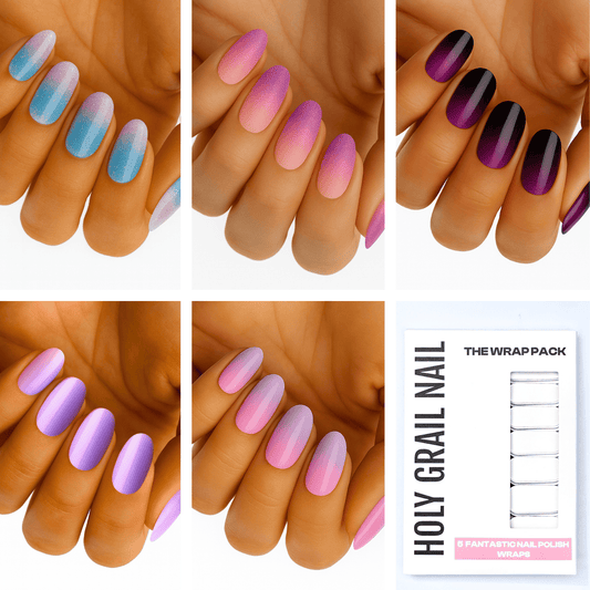 Holy Grail Nail Non-UV Nail Wraps The Ombre Pack