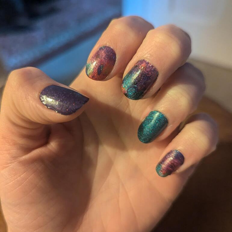 Holy Grail Nail Non-UV Nail Wraps Tropical Blush Glitter - Holy Classics (Non-UV Nail Wraps)