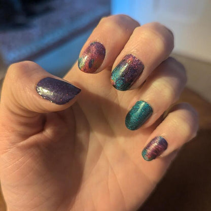 Holy Grail Nail Non-UV Nail Wraps Tropical Blush Glitter - Holy Classics (Non-UV Nail Wraps)