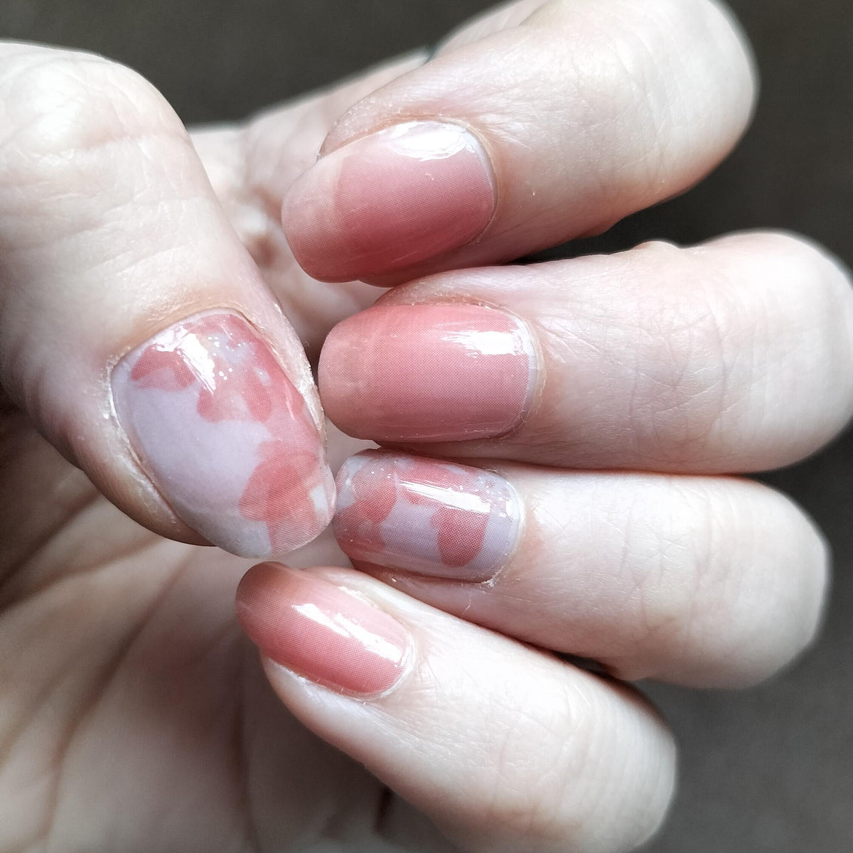 Holy Grail Nail Non-UV Nail Wraps Tuscany (Part Transparent) - Holy Classics (Non-UV Nail Wraps)