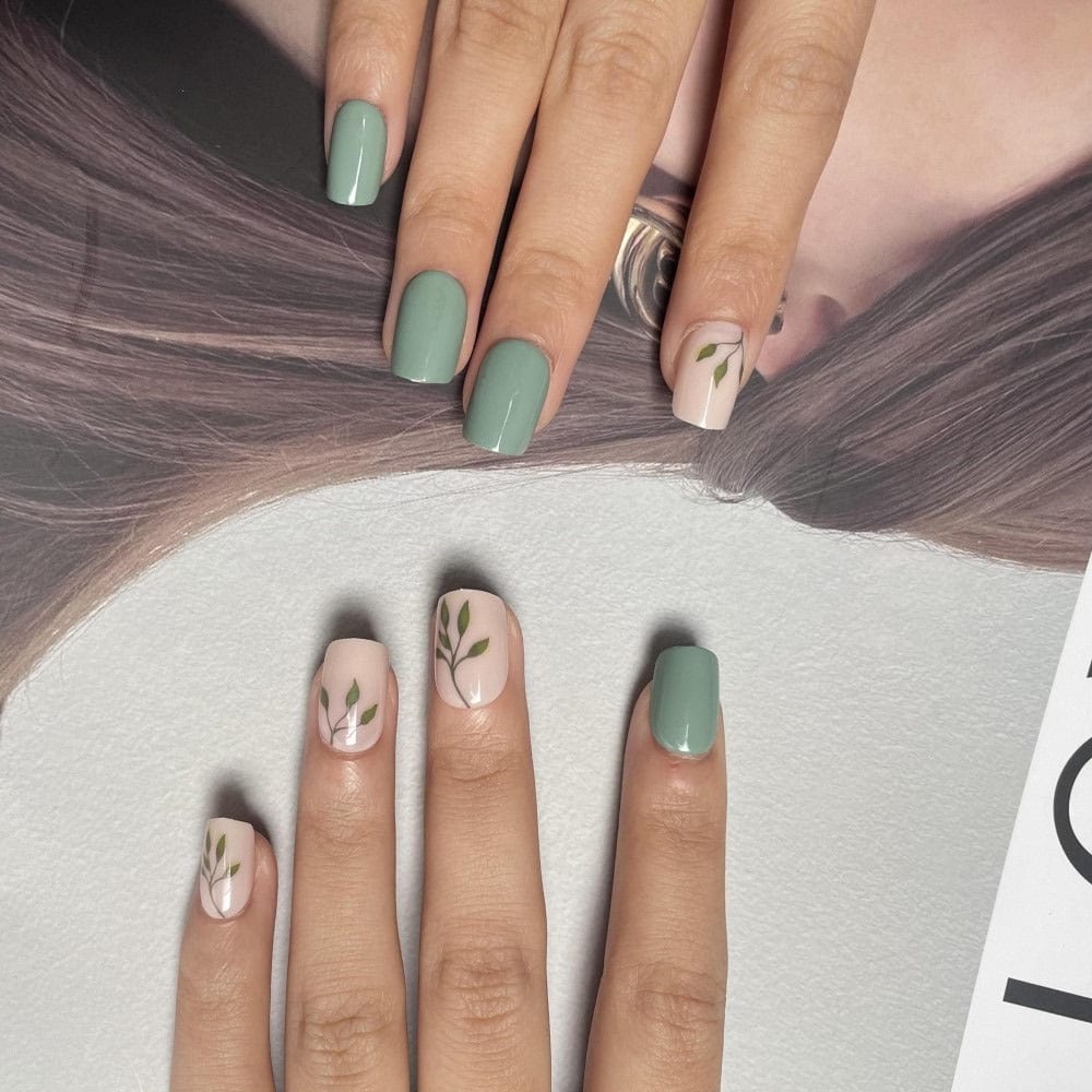 Holy Grail Nail press on Eden -  Soft Gel Press Ons (Short Square)