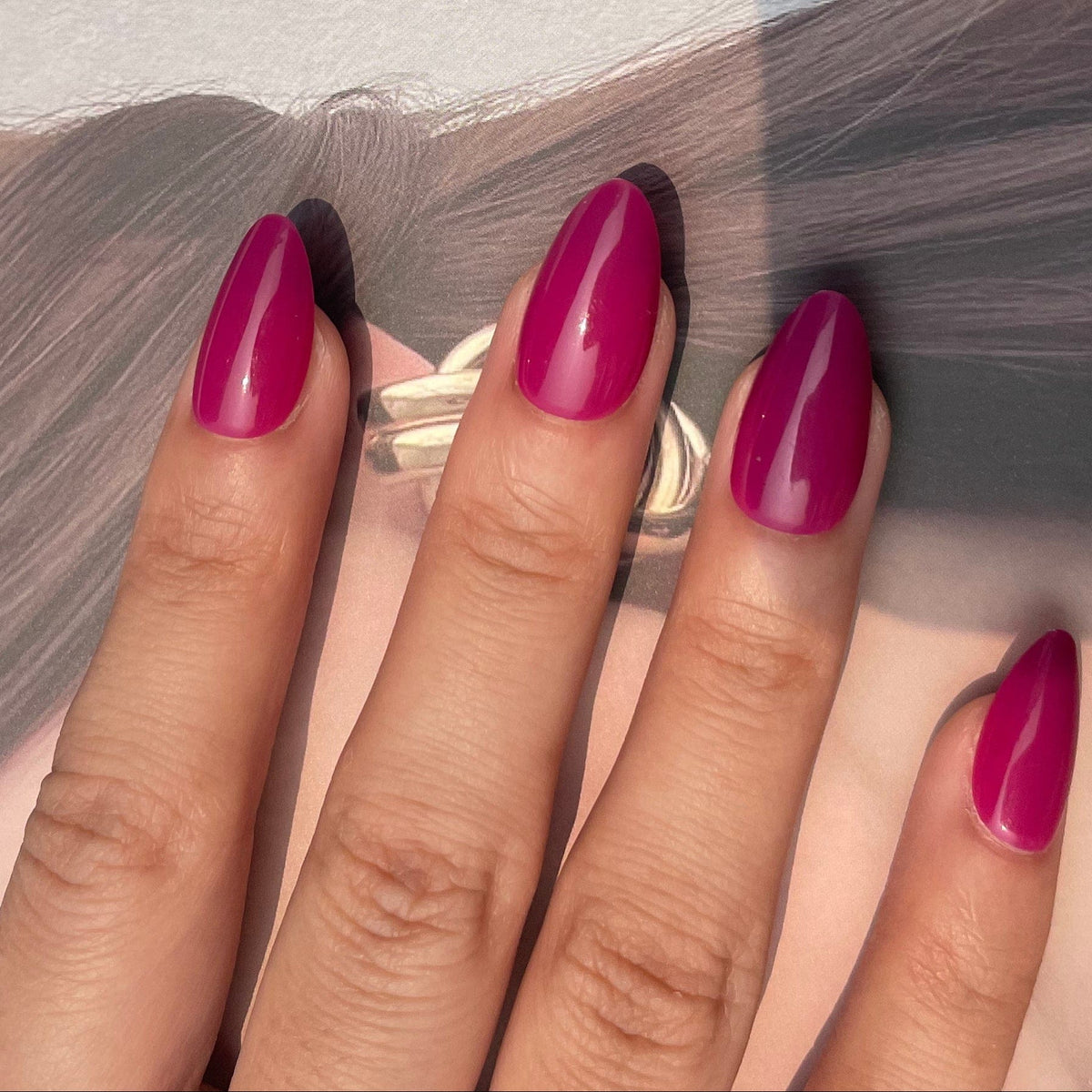 Holy Grail Nail press on High Heels & Chaos - Soft Gel Press Ons (Short Almond)