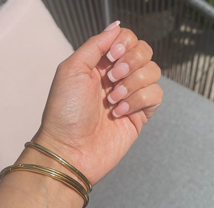 Holy Grail Nail press on Ombre Square French Mani - Soft Gel Press Ons