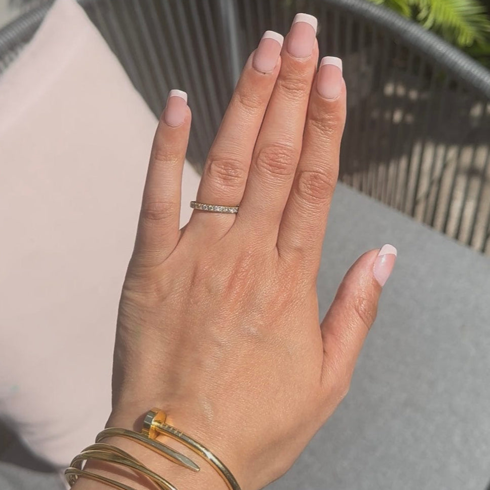 Holy Grail Nail press on Ombre Square French Mani - Soft Gel Press Ons