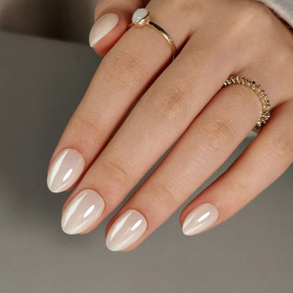 Holy Grail Nail press on Pearl (Glazed) - Soft Gel Press Ons
