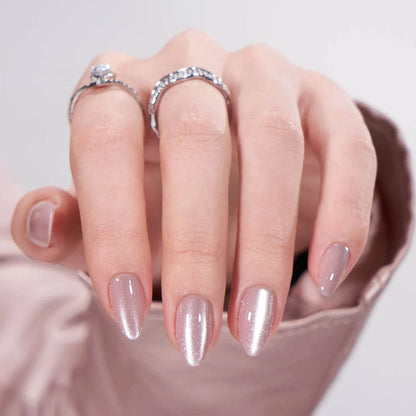 Holy Grail Nail press on Prosecco (Cat's eye) - Soft Gel Press Ons
