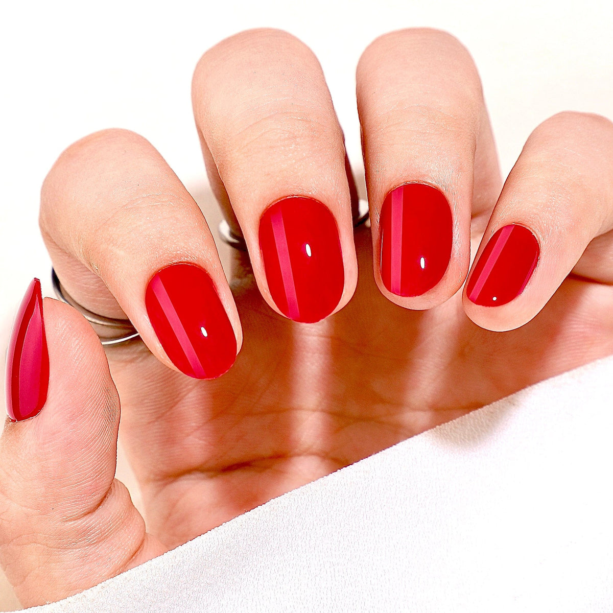 Holy Grail Nail press on Red Hot Affair - Soft Gel Press Ons